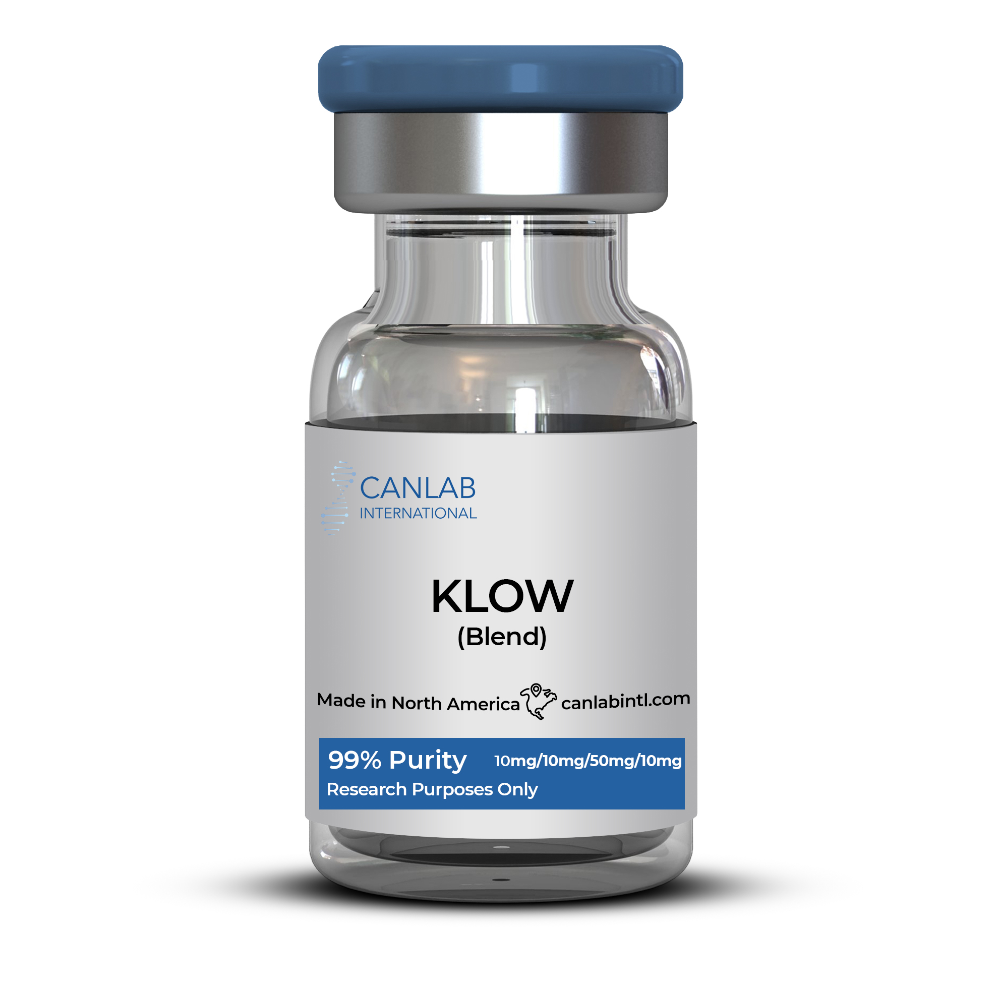 KLOW – BPC-157 (10mg) + TB-500 (10mg) + GHK-Cu (50mg) + KPV (10mg) – Blend