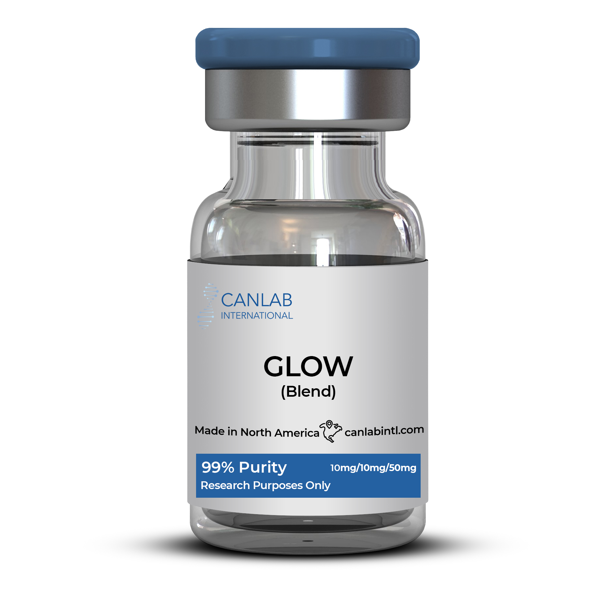 GLOW – BPC-157 (10mg) + TB-500 (10mg) + GHK-Cu (50mg) – Blend